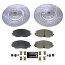 PowerStop Z23 Daily Driver Carbon-Fiber Ceramic Brake Pad and Drilled & Slotted