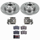 PowerStop OE Stock Replacement Low-Dust Ceramic Brake Pad, Rotor and Caliper Kit