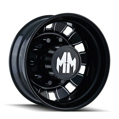 24.5x8.25 Mayhem Bigrig Black-Milled Wheel/Rim 10x285.75 8180-245810BMR