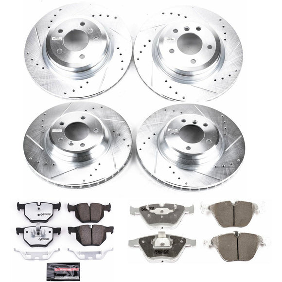 PowerStop Z26 Street Performance Ceramic Brake Pad and Drilled & Slotted Rotor K