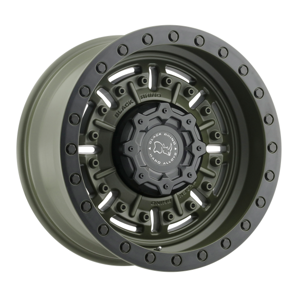 17x8.5 Black Rhino Abrams Olive Drab Green 6x139.7 ET-18.00 CB112.10 Wheel/Rim