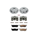 PowerStop OE Stock Replacement Low-Dust Ceramic Brake Pad, Rotor and Caliper Kit