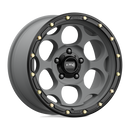 17X8.5 KMC KM541 DIRTY HARRY S-GRY BLK-LP 8X165.1 ET0 wheel/rim-3
