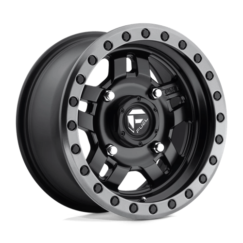 15X7 Fuel UTV D557 Anza Matte Black Gun Metal Ring 4X137 ET13 Wheel Rim