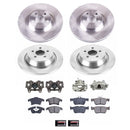 PowerStop OE Stock Replacement Low-Dust Ceramic Brake Pad, Rotor and Caliper Kit