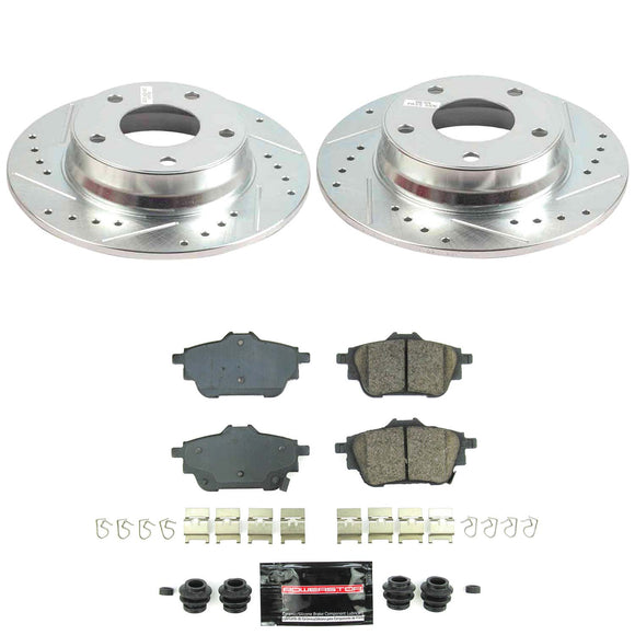Z23 Daily Driver Carbon-Fiber Ceramic Brake Pad and Drilled & Slotted Rotor Kit