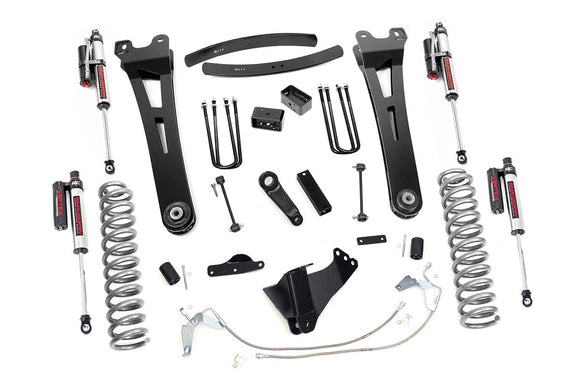 Rough Country 6" Lift Kit Gas Radius Arm Vertex For Ford Super Duty 08-10