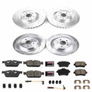 PowerStop Z23 Daily Driver Carbon-Fiber Ceramic Brake Pad and Drilled & Slotted