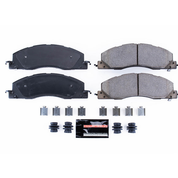 PowerStop Z23 Evolution Sport Carbon-Fiber Brake Pads With Hardware