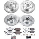 PowerStop Z26 Street Performance Ceramic Brake Pad and Drilled & Slotted Rotor K