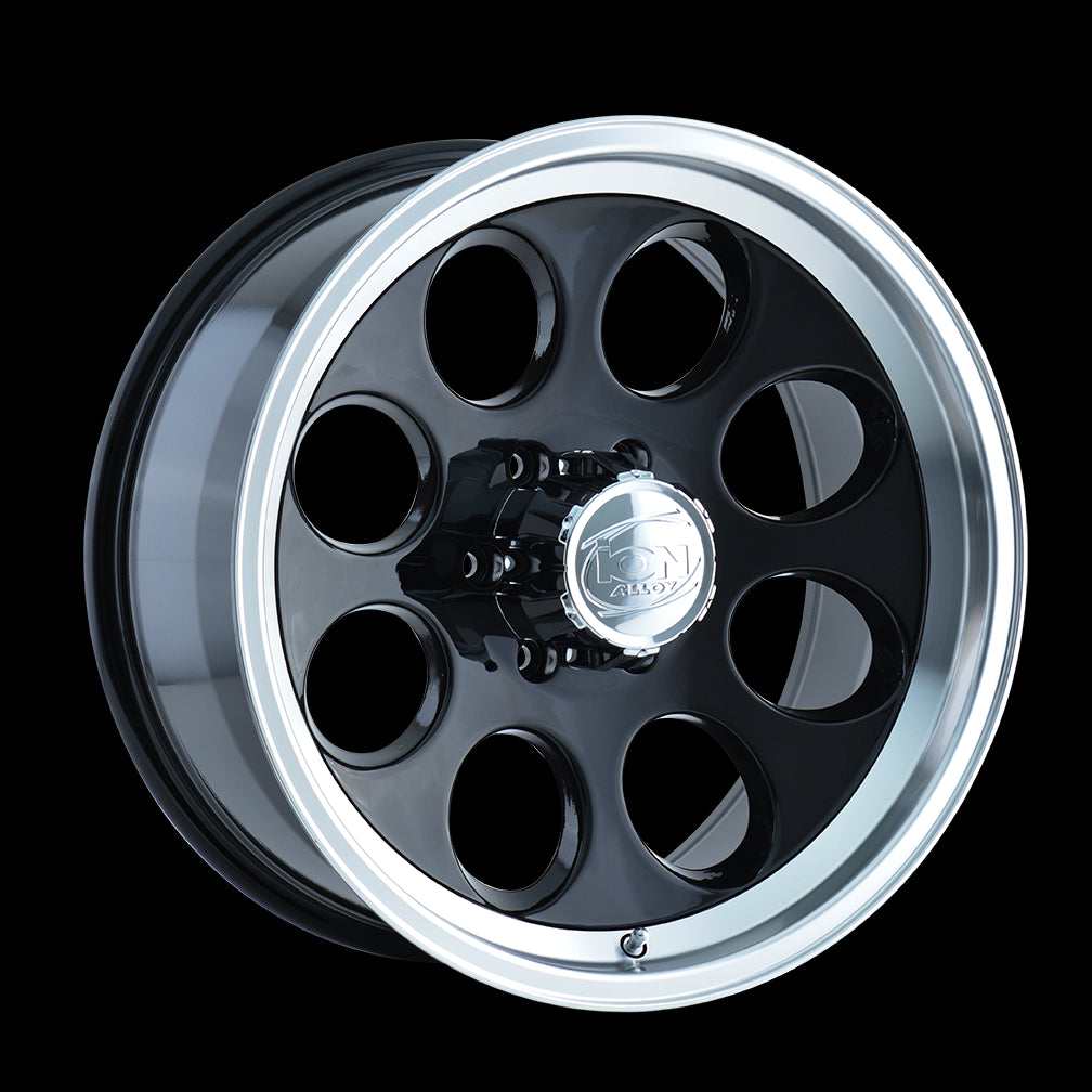 15x8 ION 171 Gloss Black Machined 5x127 5x5 ET-27 Wheel Rim