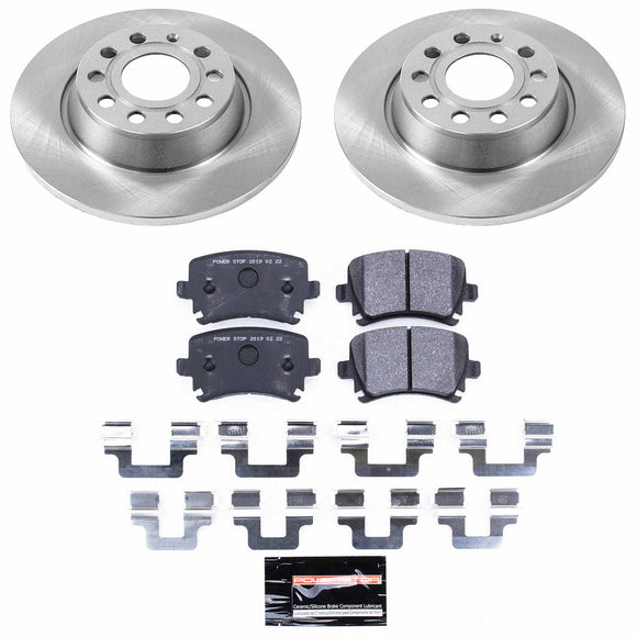 PowerStop Track Day Spec High-Performance Brake Pad and Rotor Kit