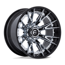 20x10 Fuel Off-Road FC402 Catalyst Chrome With Gloss Black Lip 8x170 ET-18 Wheel
