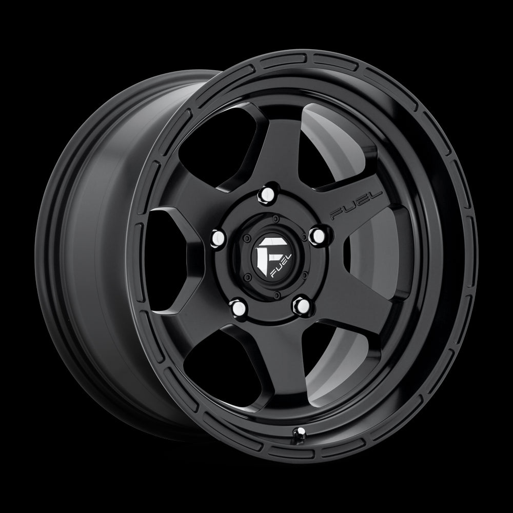 18X9 Fuel D664 Shok Matte Black 5X127 ET-12 wheel/rim