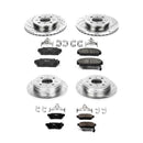 PowerStop Z23 Daily Driver Carbon-Fiber Ceramic Brake Pad and Drilled & Slotted