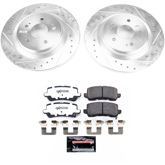 PowerStop Z26 Street Performance Ceramic Brake Pad and Drilled & Slotted Rotor K