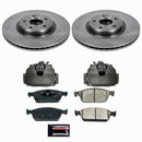 PowerStop OE Stock Replacement Low-Dust Ceramic Brake Pad, Rotor and Caliper Kit
