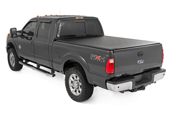 Rough Country Soft Roll Up Bed Cover 6'10" Bed For Ford F250 F350 99-16