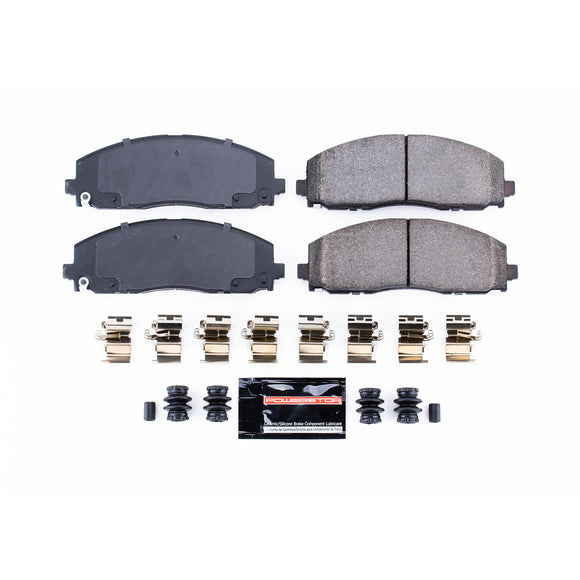 PowerStop Z23 Evolution Sport Carbon-Fiber Brake Pads With Hardware