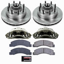 PowerStop OE Stock Replacement Low-Dust Ceramic Brake Pad, Rotor and Caliper Kit