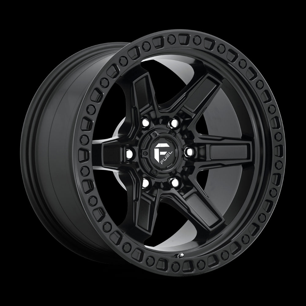 17X9 Fuel D697 KICKER Matte Black 5X127 ET1 wheel/rim - 0