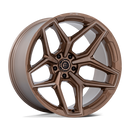 17x9 Fuel Off-Road Flux Platinum Bronze 5x127 ET-12 CB71.5 Wheel Rim