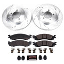 PowerStop Z23 Daily Driver Carbon-Fiber Ceramic Brake Pad and Drilled & Slotted