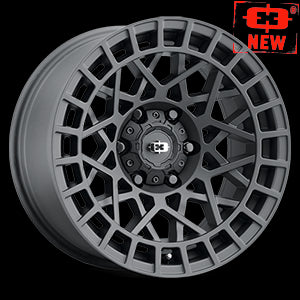 17x8.5 Vision 349 Savage Satin Black 6x114.3 6x4.5 ET12 Wheel Rim