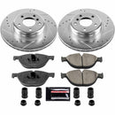 PowerStop Z23 Daily Driver Carbon-Fiber Ceramic Brake Pad and Drilled & Slotted