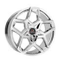 22x8.5 Cavallo CLV-25 Nano Chrome 5x112/114.3 ET38 wheel/rim-1