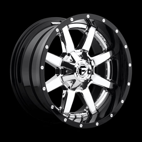 20X12 Fuel 2PC D260 Maverick Chrome 6X135 6X139.7 6X5.5 ET-44 Wheel Rim - 0