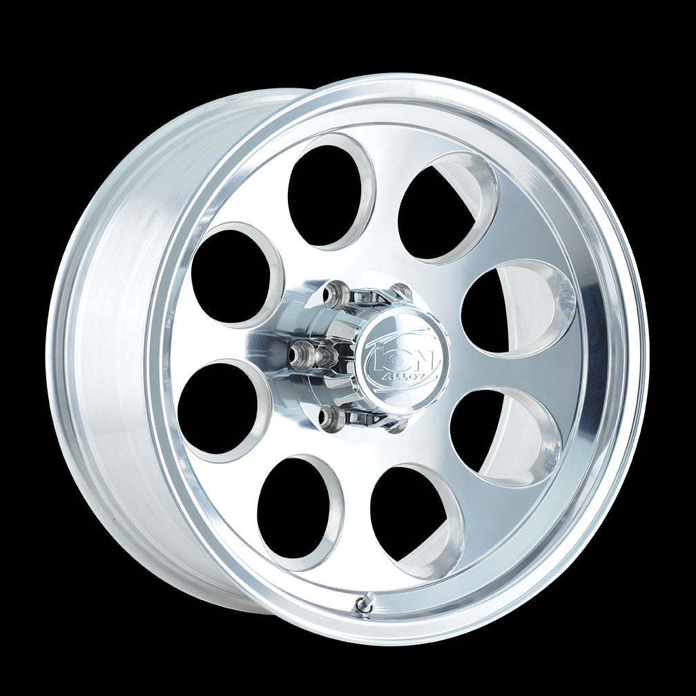 16x8 Ion Style 171 Polished Wheel/Rim 8x165.1 8-165.1 8x6.5 16-8 ET-5