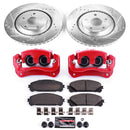 PowerStop Z23 Daily Driver Carbon-Fiber Ceramic Pads Drilled & Slotted Rotor & C