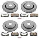 PowerStop Z26 Street Performance Ceramic Brake Pad and Drilled & Slotted Rotor K