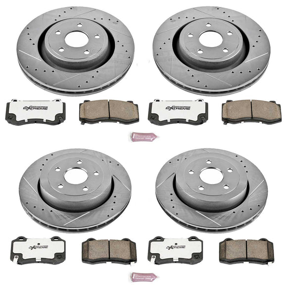 PowerStop Z26 Street Performance Ceramic Brake Pad and Drilled & Slotted Rotor K