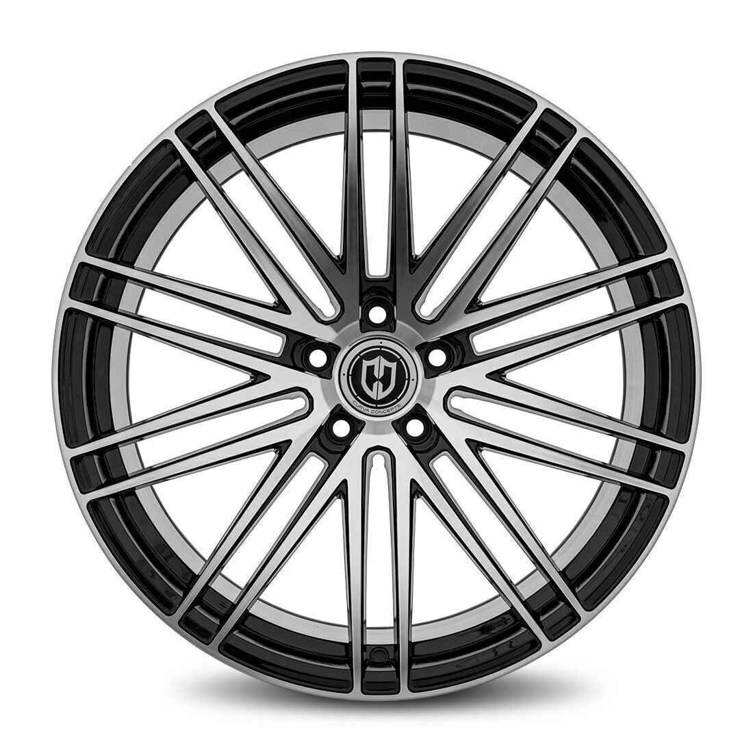 20x9 Curva CFF50 Gloss Black Machine Face 5x115 ET15 wheel/rim