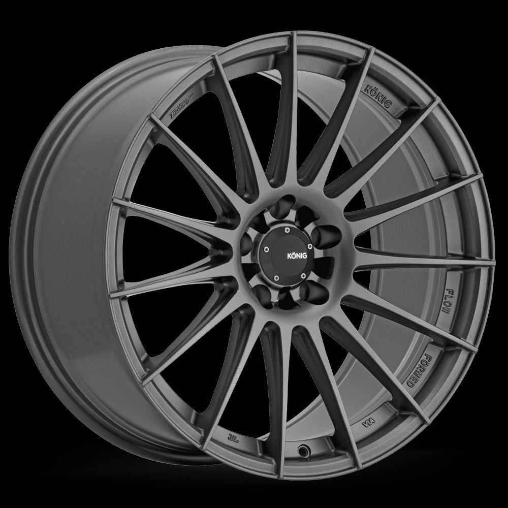 18x8 Konig Rennform Matte Grey 5x114.3 5x4.5 ET45 Wheel Rim