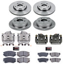 PowerStop OE Stock Replacement Low-Dust Ceramic Brake Pad, Rotor and Caliper Kit