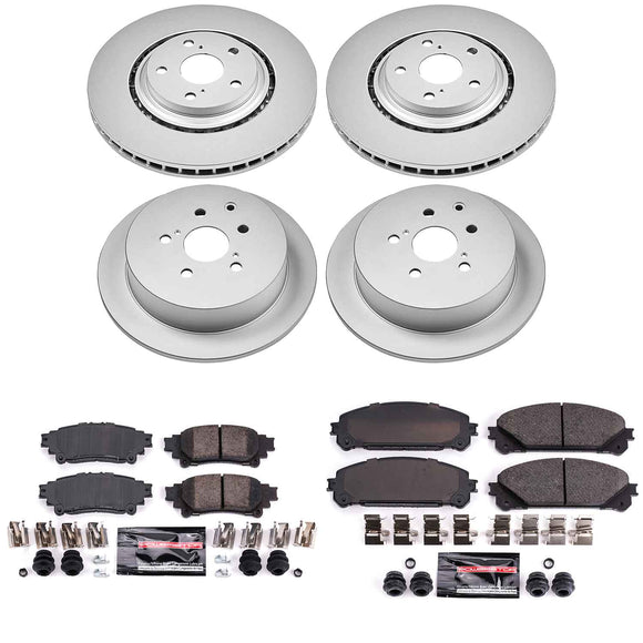 Z23 Daily Driver Premium Carbon-Fiber Ceramic Brake Pad and Fully Coated Rotor K