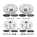 PowerStop Z23 Daily Driver Carbon-Fiber Ceramic Brake Pad and Drilled & Slotted