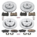 PowerStop Z23 Daily Driver Carbon-Fiber Ceramic Brake Pad and Drilled & Slotted