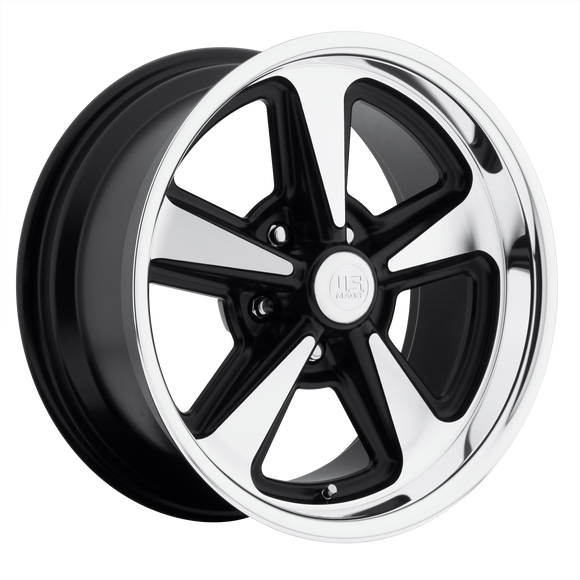 18X8 US Mag 1PC U109 Bandit Black 5X120.65 5X4.75 ET1 Wheel Rim
