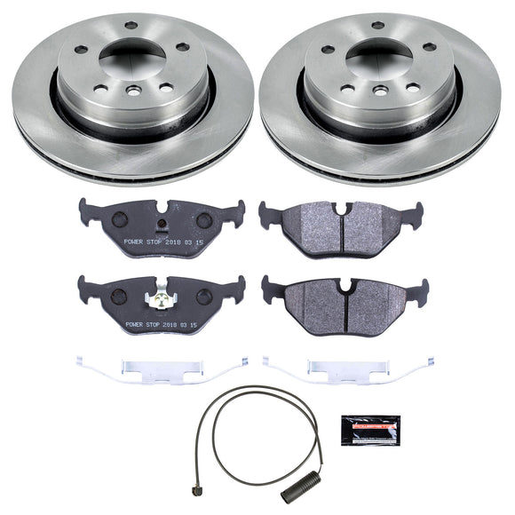 PowerStop Track Day Spec High-Performance Brake Pad and Rotor Kit