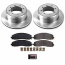 PowerStop OE Stock Replacement Low-Dust Ceramic Brake Pad and Rotor Kit