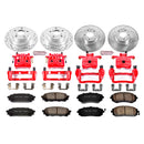 PowerStop Z23 Daily Driver Carbon-Fiber Ceramic Pads Drilled & Slotted Rotor & C