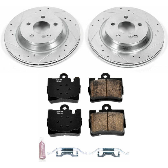 PowerStop Z23 Daily Driver Carbon-Fiber Ceramic Brake Pad and Drilled & Slotted