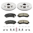 PowerStop OE Stock Replacement Low-Dust Ceramic Brake Pad and Rotor Kit