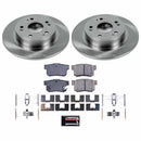 PowerStop OE Stock Replacement Low-Dust Ceramic Brake Pad and Rotor Kit