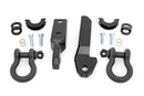 Rough Country Tow Hook to Shackle Bracket D-Ring For Chevy GMC C1500 K1500 88-99