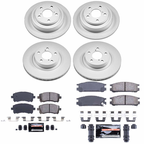 Z23 Daily Driver Premium Carbon-Fiber Ceramic Brake Pad and Fully Coated Rotor K